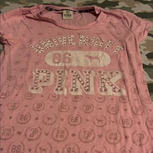 Pink Victoria’s Secret top, pink size M